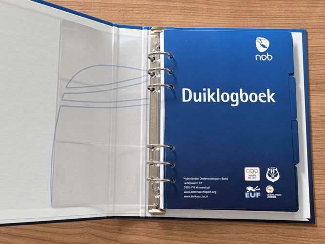 Map logboek standaard met inhoud