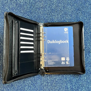 Luxe leren logboek met inhoud