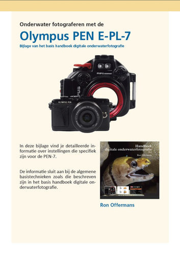 Bijlage Olympus PEN-7 (voor Handboek Digitale Onderwaterfotografie Basis) - Ron Offermans